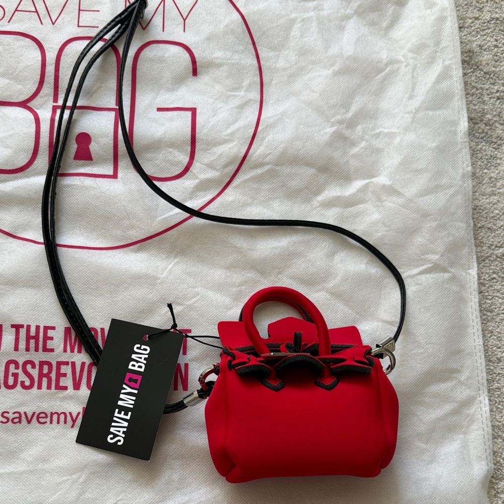 Save my Bag Red Mini Handbag